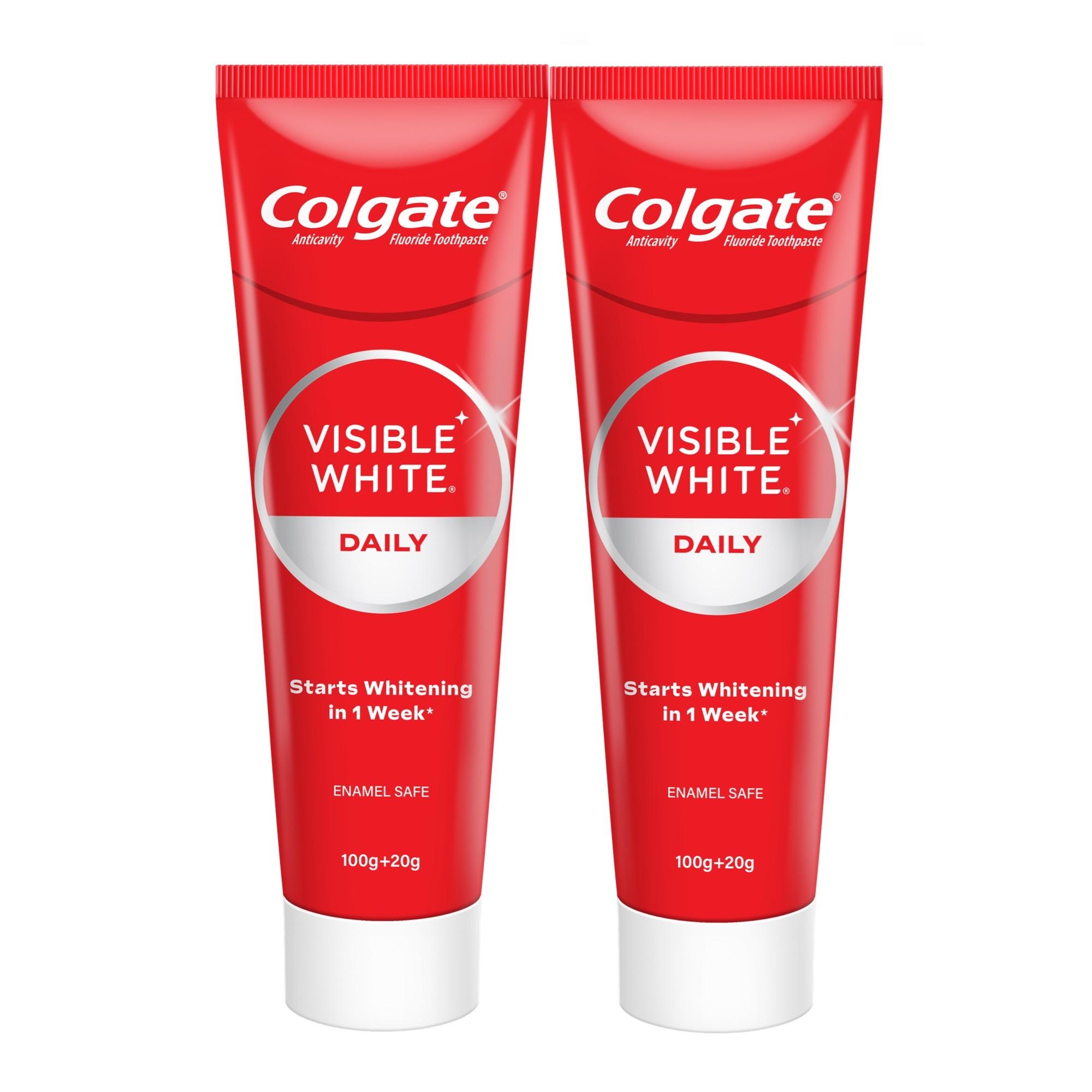 Colgate | Colgate Visible White Daily Toothpaste 100 g (Pack of 2)