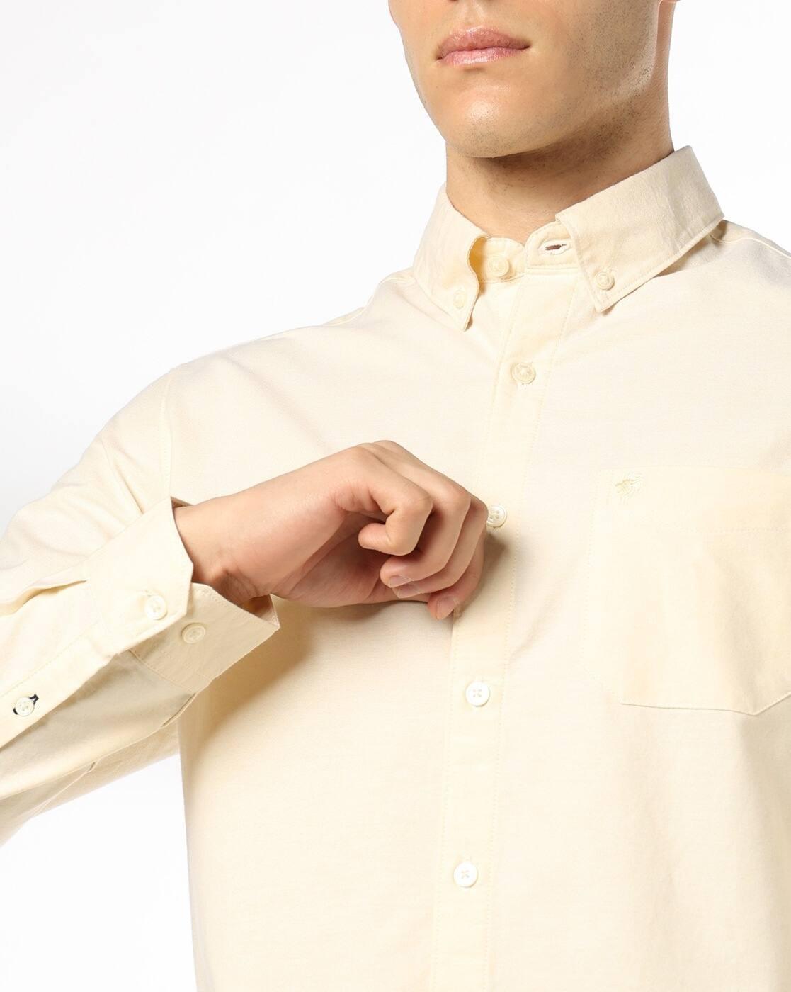 Men Regular Fit Shirt - Yellow