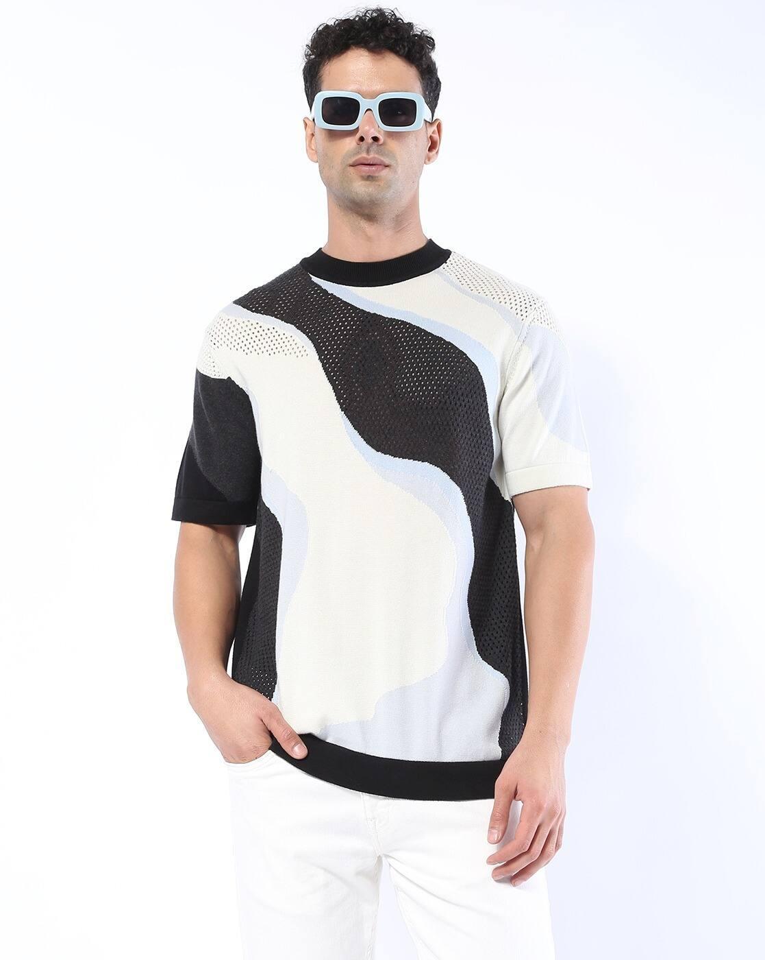 ABSTRACT PATTERN JACQUAR, JET BLACK