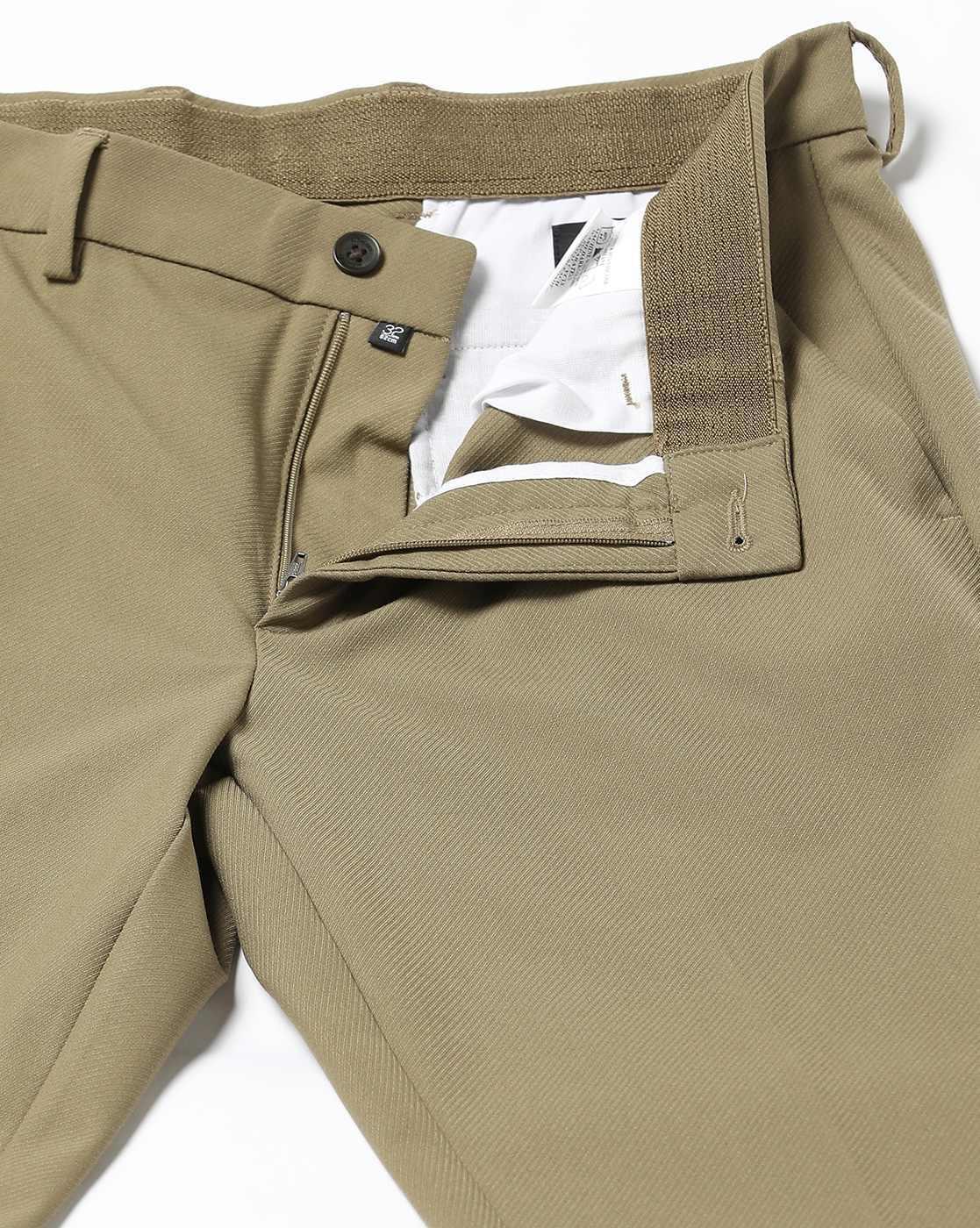 SLIM FIT CAVALLRY TWILL TROUS, KHAKI, 30