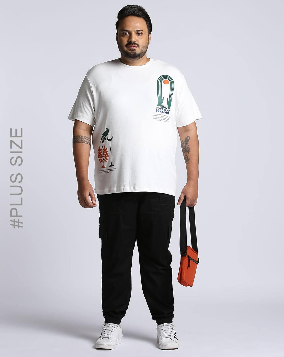 PLUS SIZE CARGO JOGGERS W, JET BLACK, 40