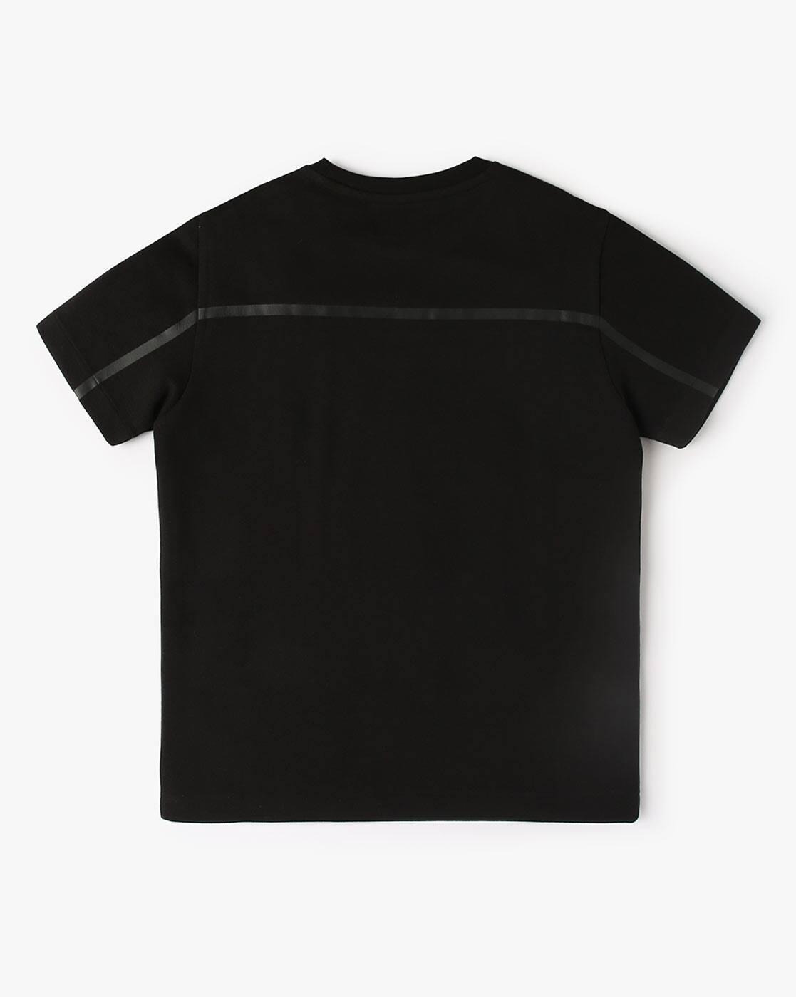 RELAXED DROP SHOULDER, JET BLACK, 15-16Y