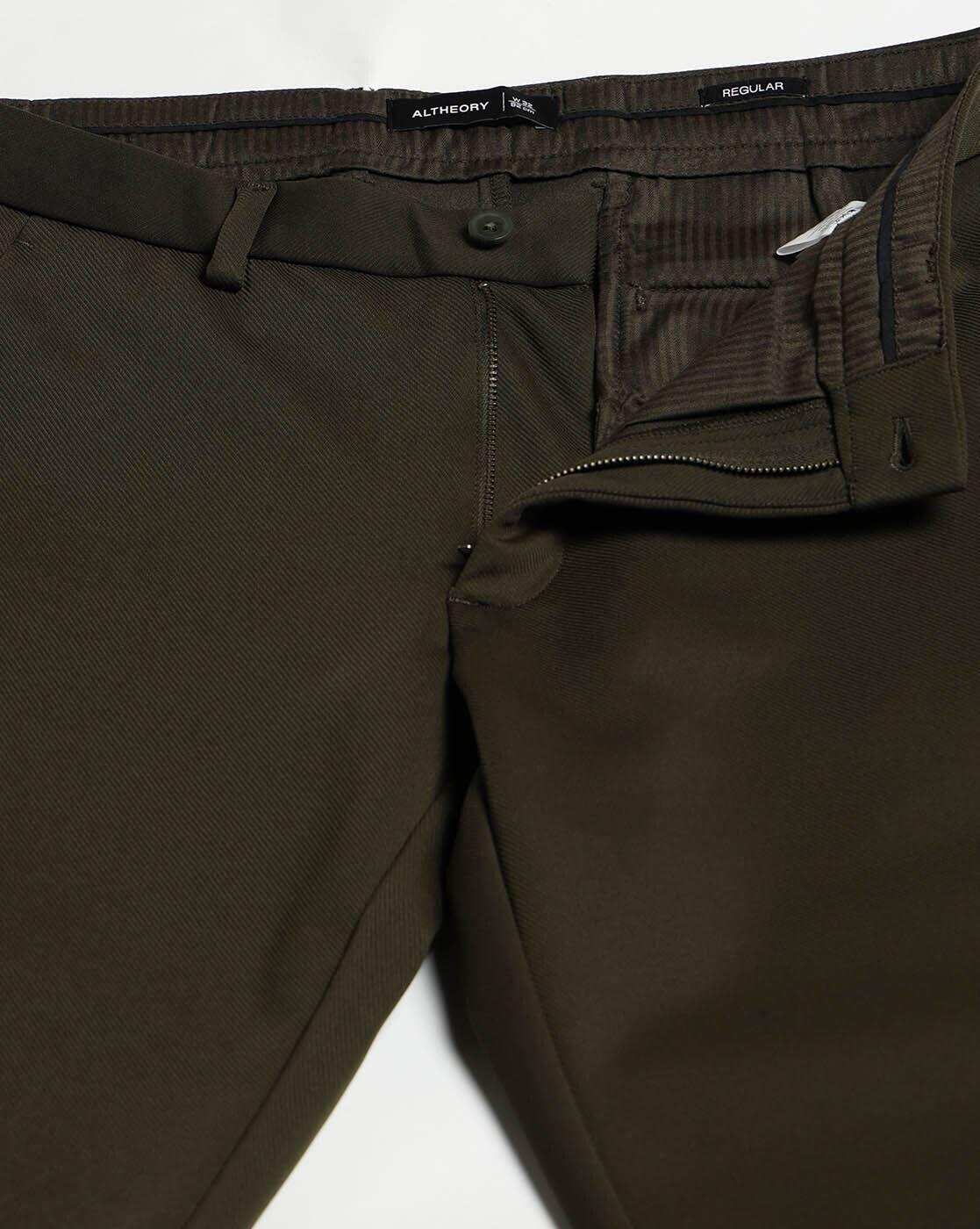 TWILL TEXTURED 4 WAY ST, OLIVE GREEN, 32