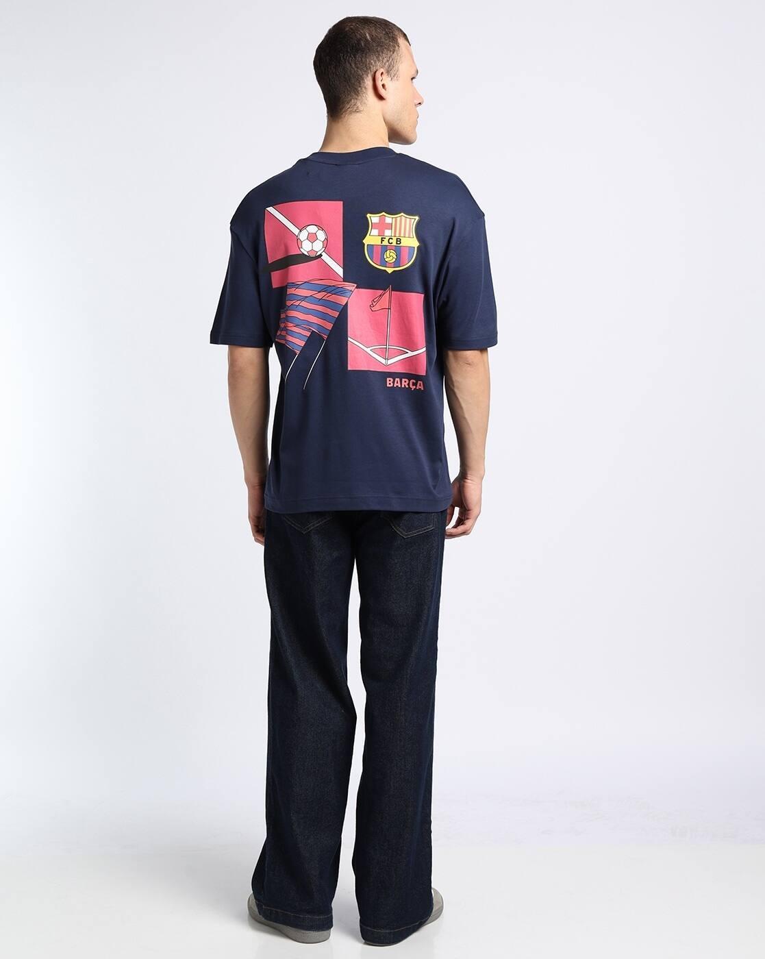Barca Print Oversized T-Shirt