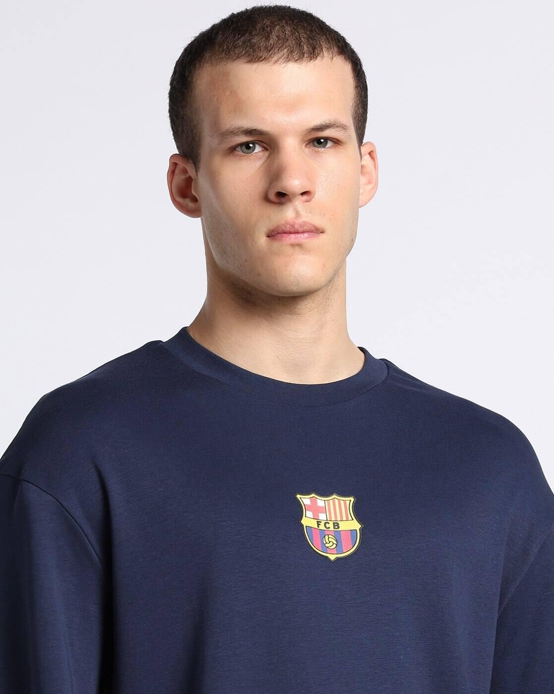 Barca Print Oversized T-Shirt