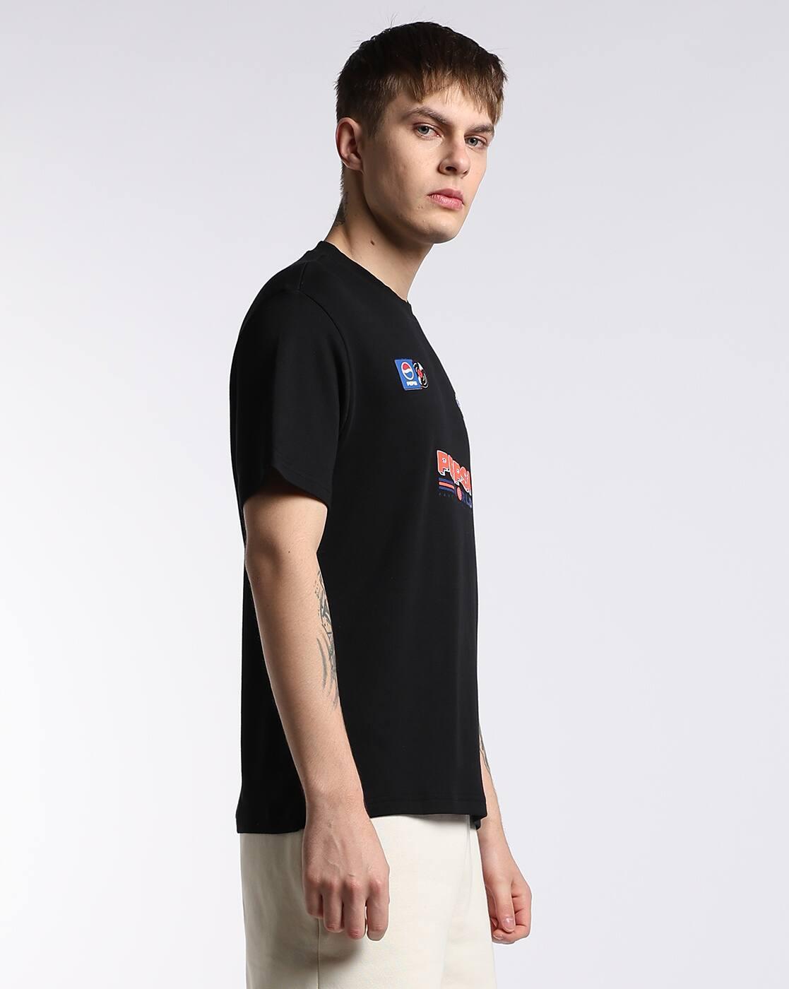 PEPSI RELAXED FIT TSHIRT, JET BLACK