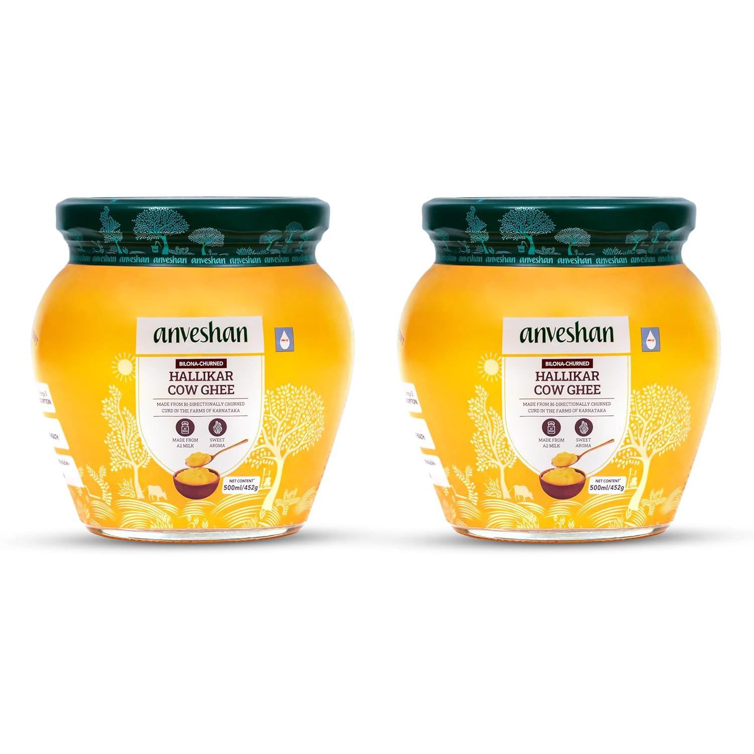 Anveshan | Anveshan A2 Vedic Cow Ghee 500 ml