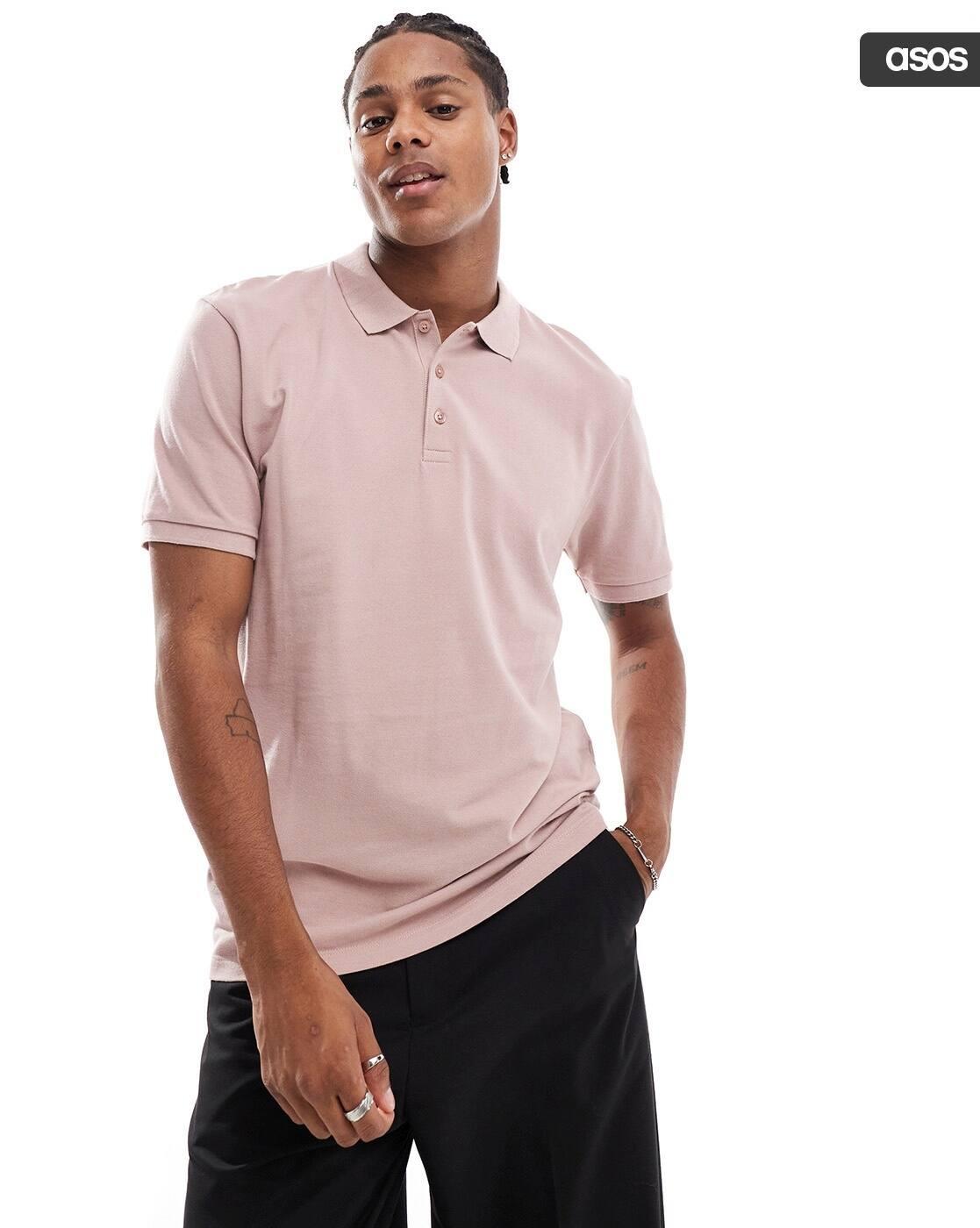 ASOS MEN TSHIRTS, PINK, M