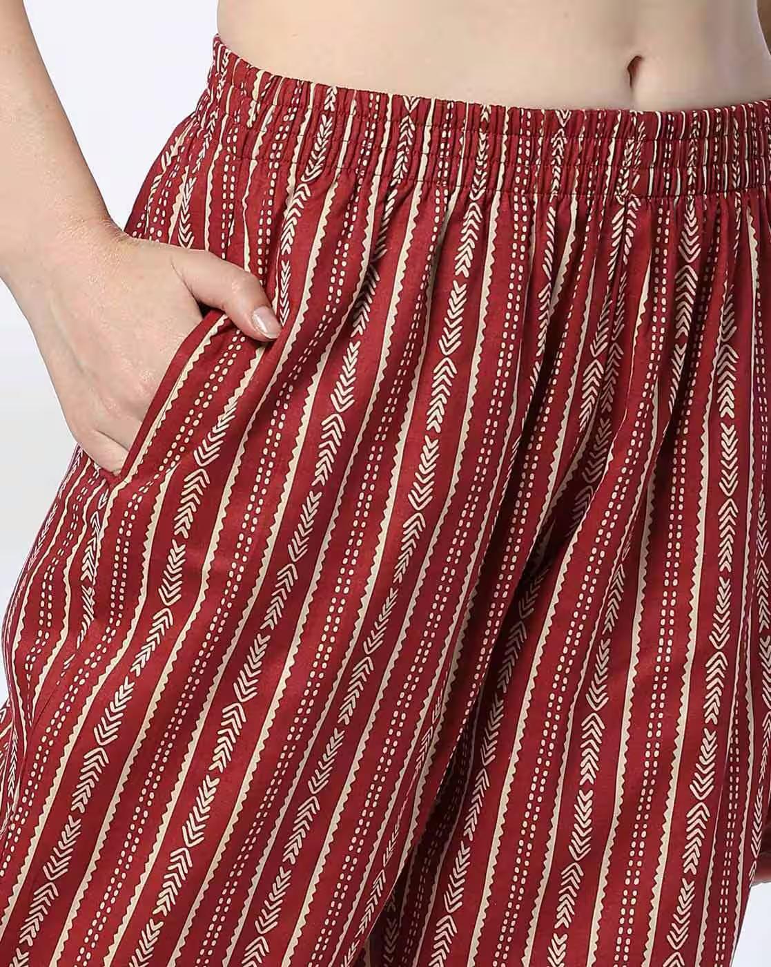 DIAGONAL LINES V NECK COUCHING, RUST, XL