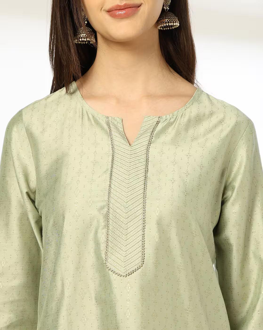 COUCHING PLACKET LACE DIAMOND, MINT, XL