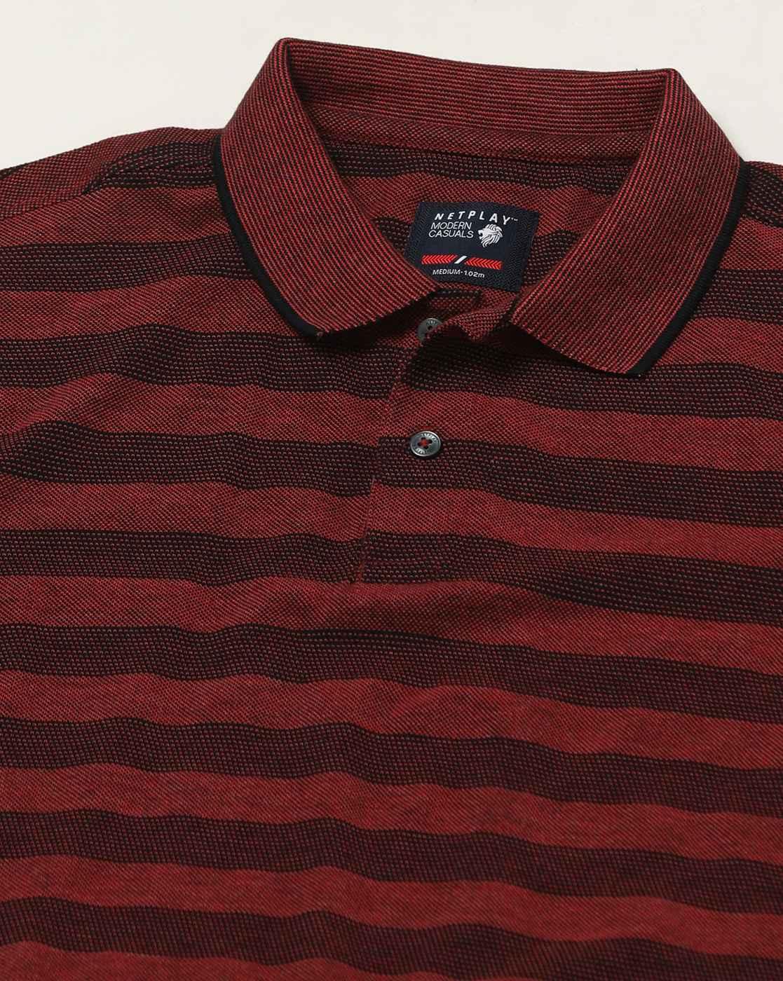 Striped Polo T-Shirt