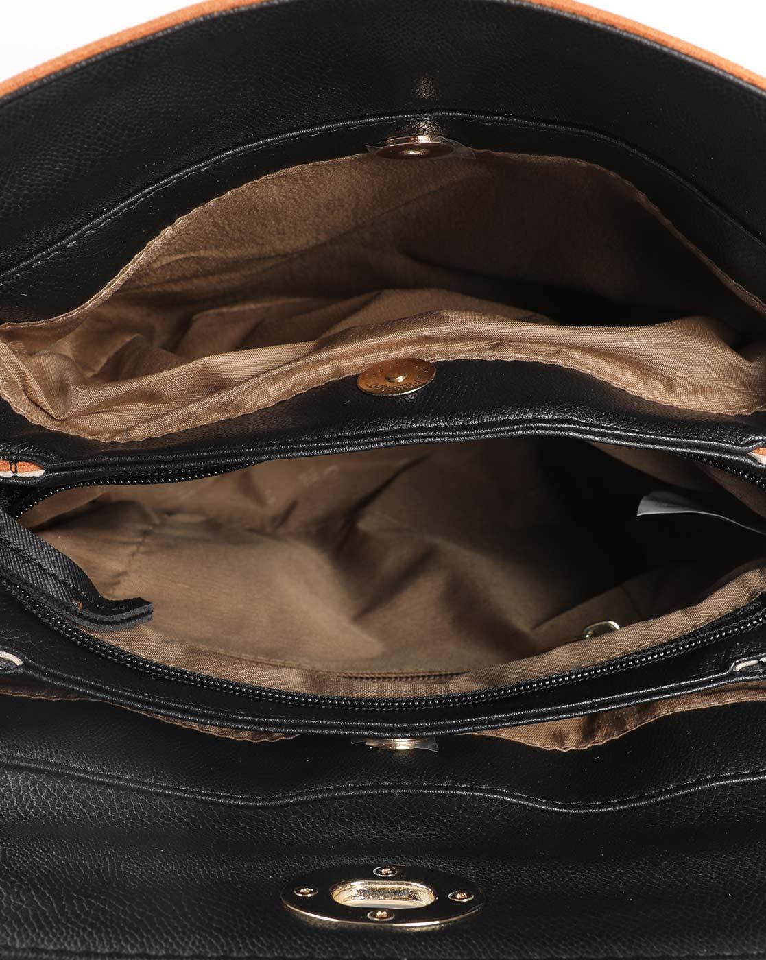 Colorblock Sling Bag with Detachable Strap