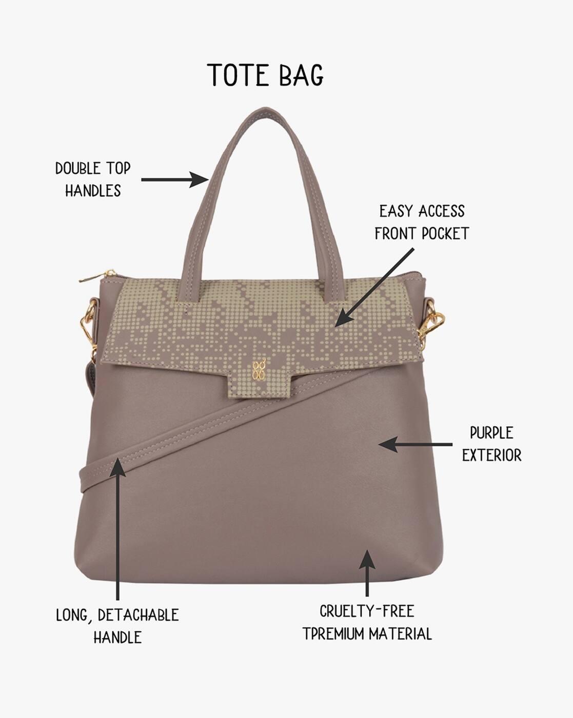 BAGG WOMEN HANDBAGS, PURPLE, OS