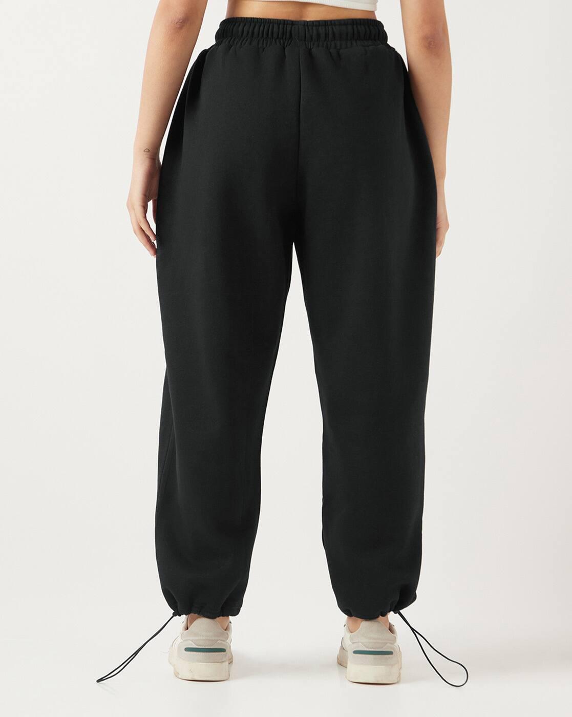 BEWAKOOF Women's Jogger, BLACK, XS