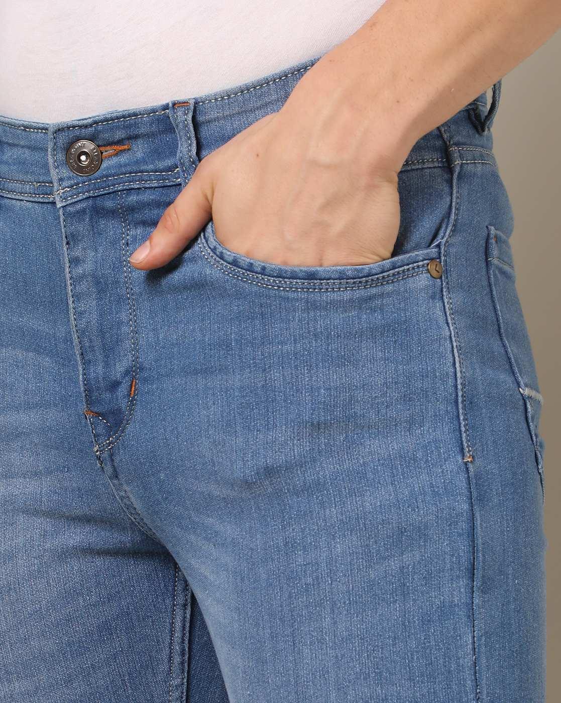 INDIGO DOBBY, BLUE, 28