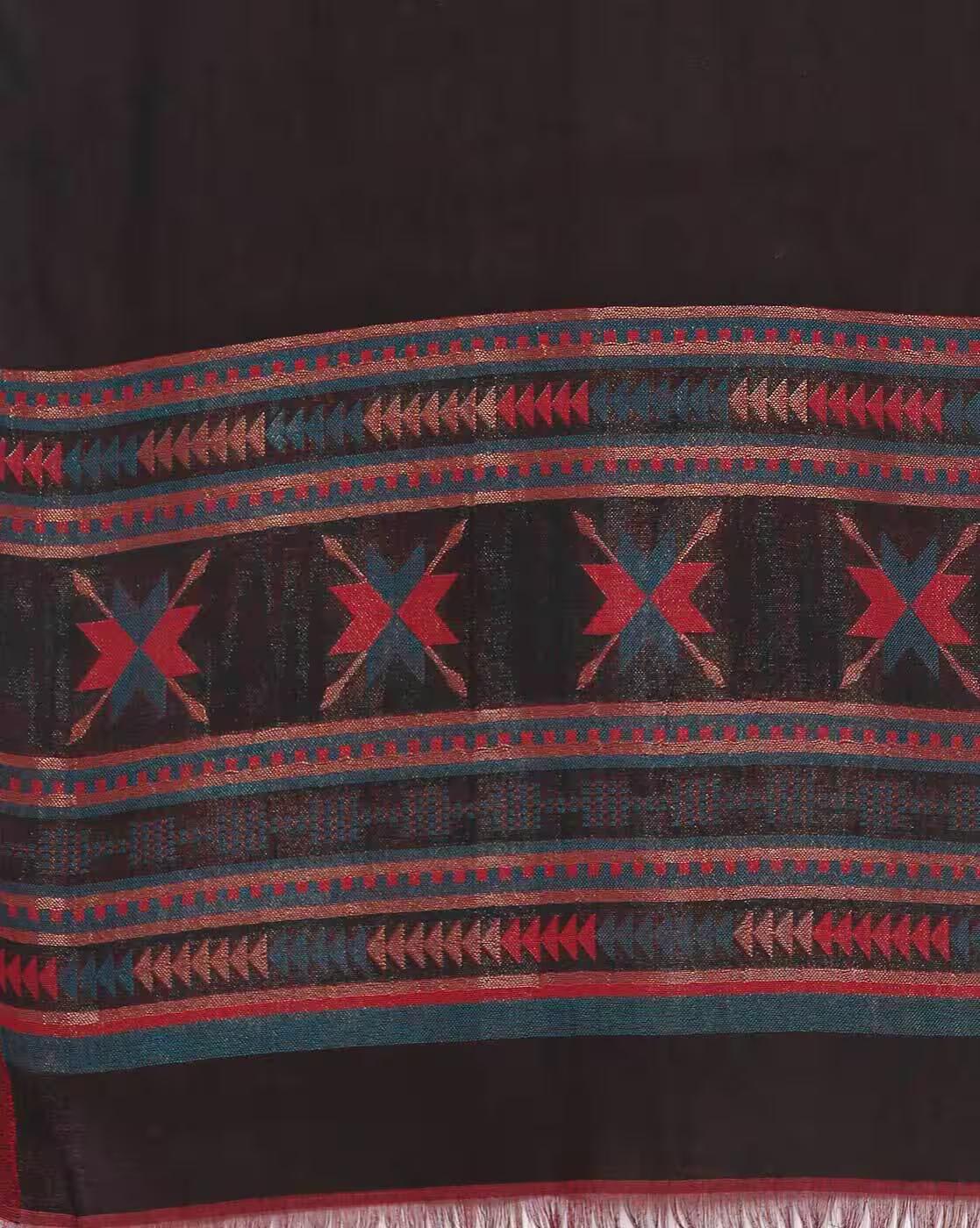 WOMEN SHAWLS, BLACK, FS
