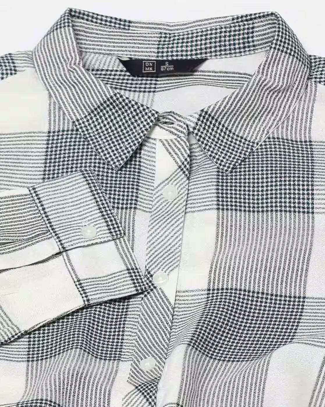 Women Checked Relaxed Fit Shirt