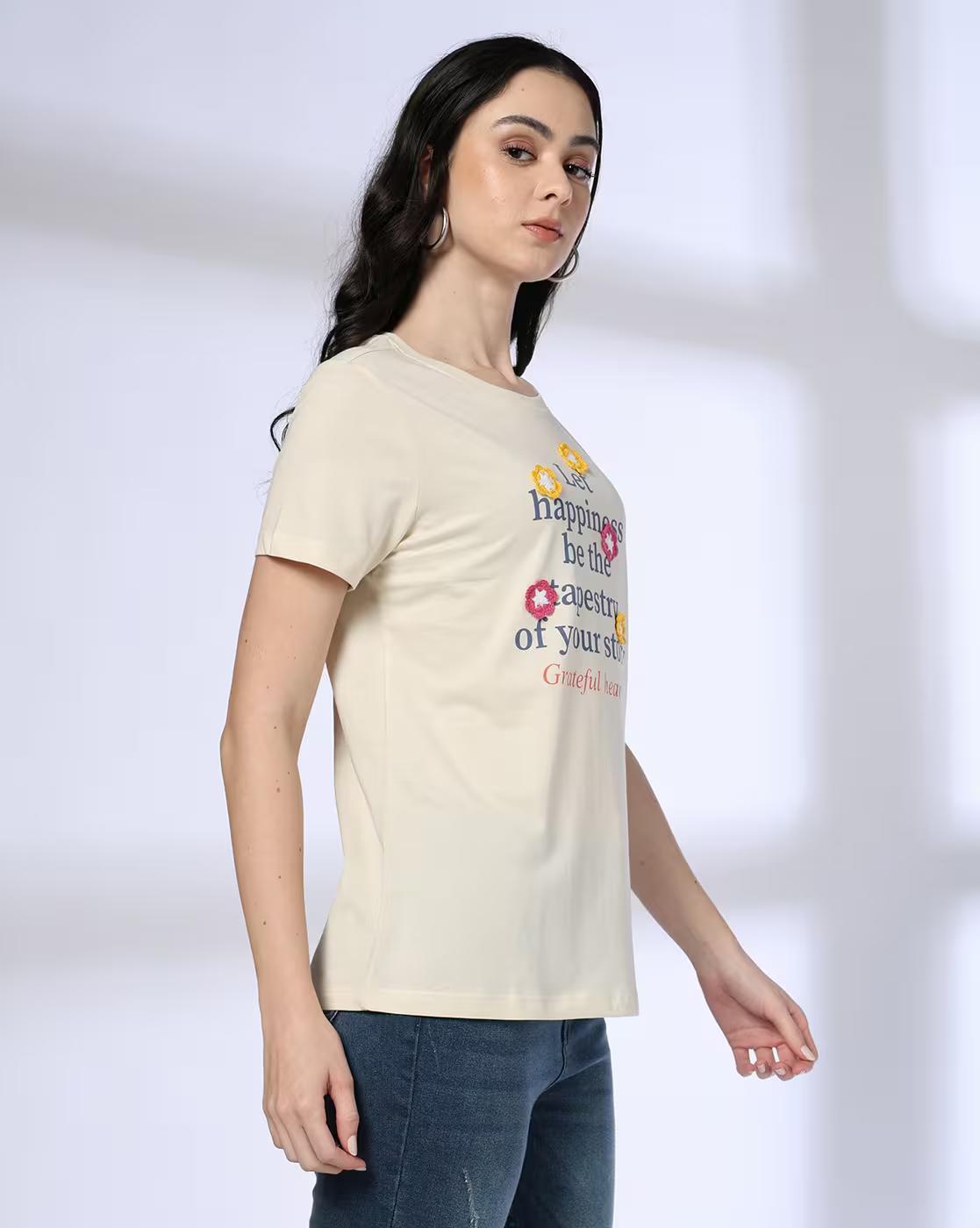 DNMX TSHIRTS, OFF WHITE, S