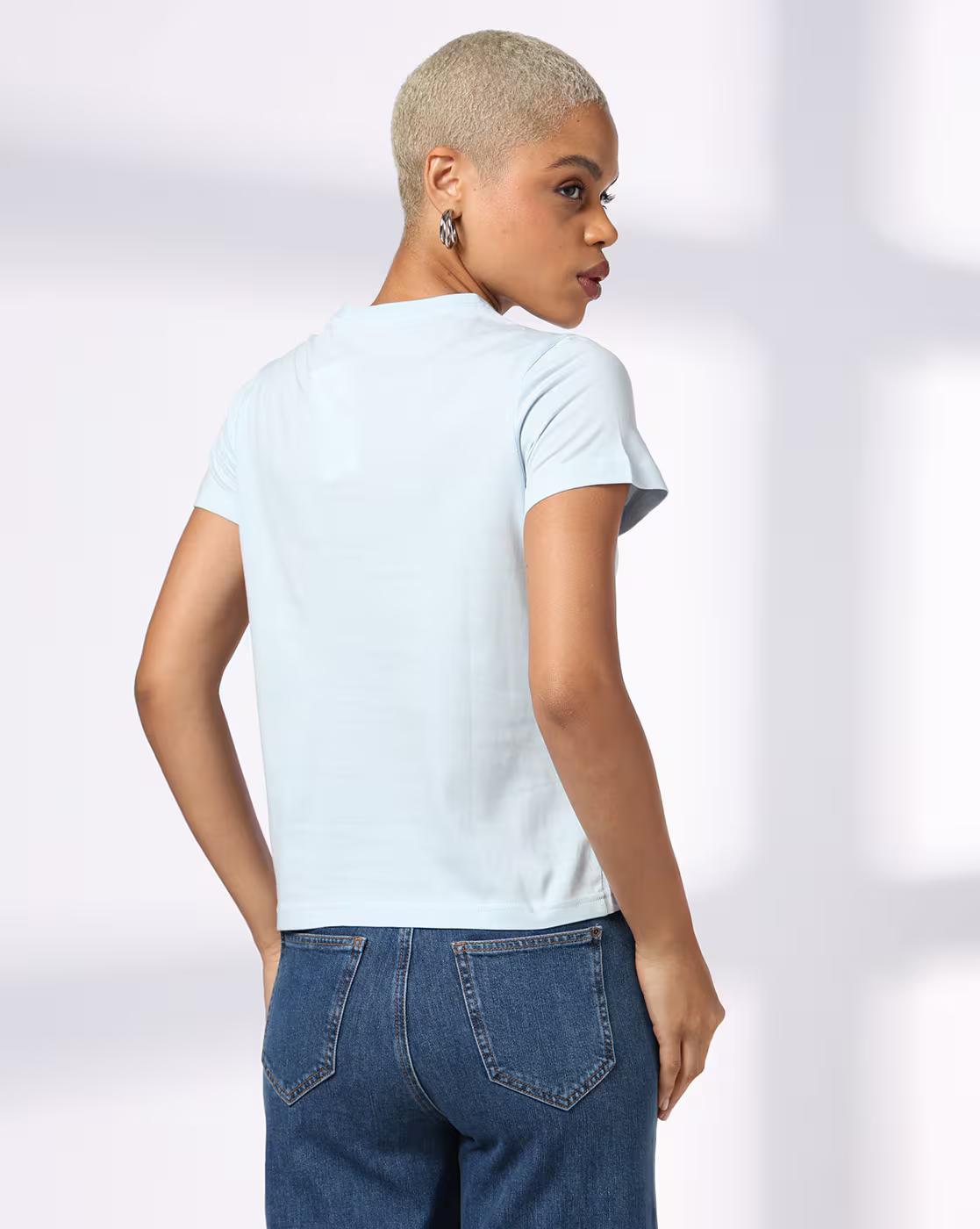 BOSTON REGULAR CROP BODY, LT. BLUE, M