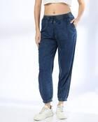 MID WAIST ANKLE LENGTH, MEDIUM BLUE, 26