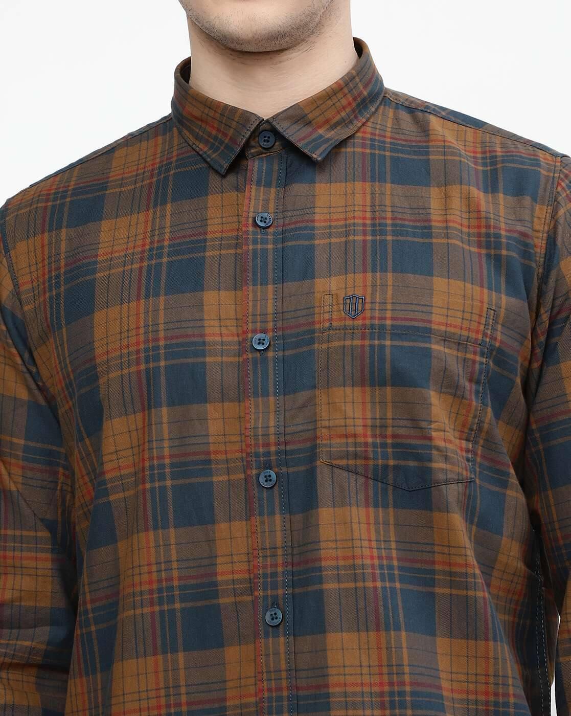 Checked Slim Fit Shirt