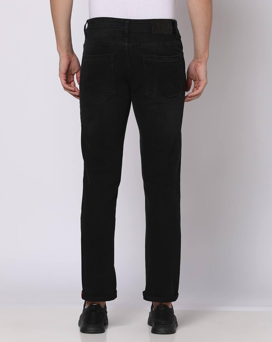 Men Mid-Wash Slim Fit Jeans