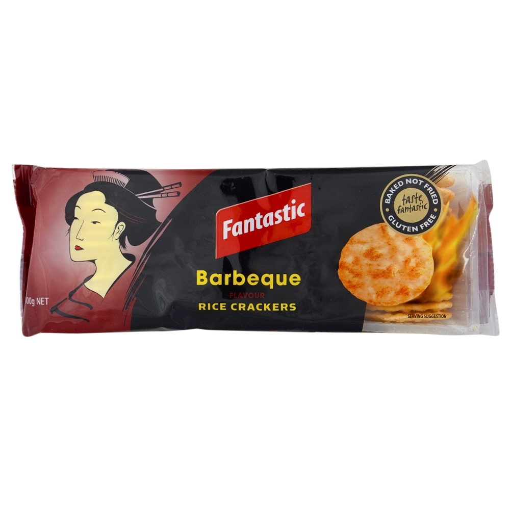 Fantastic | Fantastic Barbeque Flavour Rice Crackers 100 g