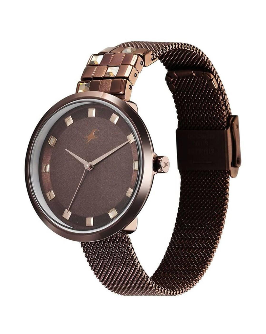 FAST WOMEN WRIST WATCHES, BROWN, OS