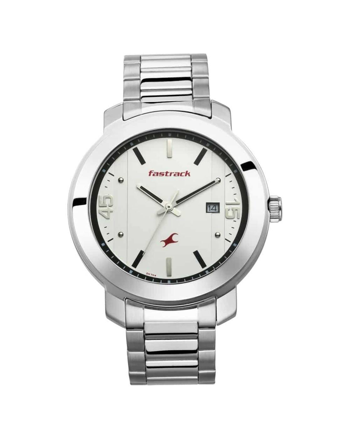 FASTRACK,MENS CASUAL,SILVER