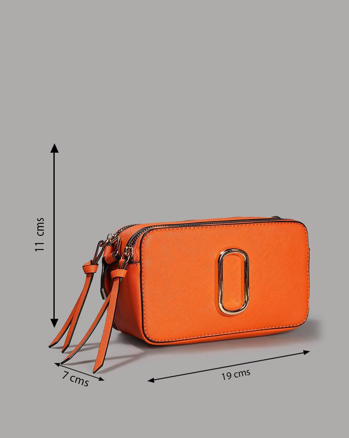 FIG FASHION SLING BAGS, ORANGE