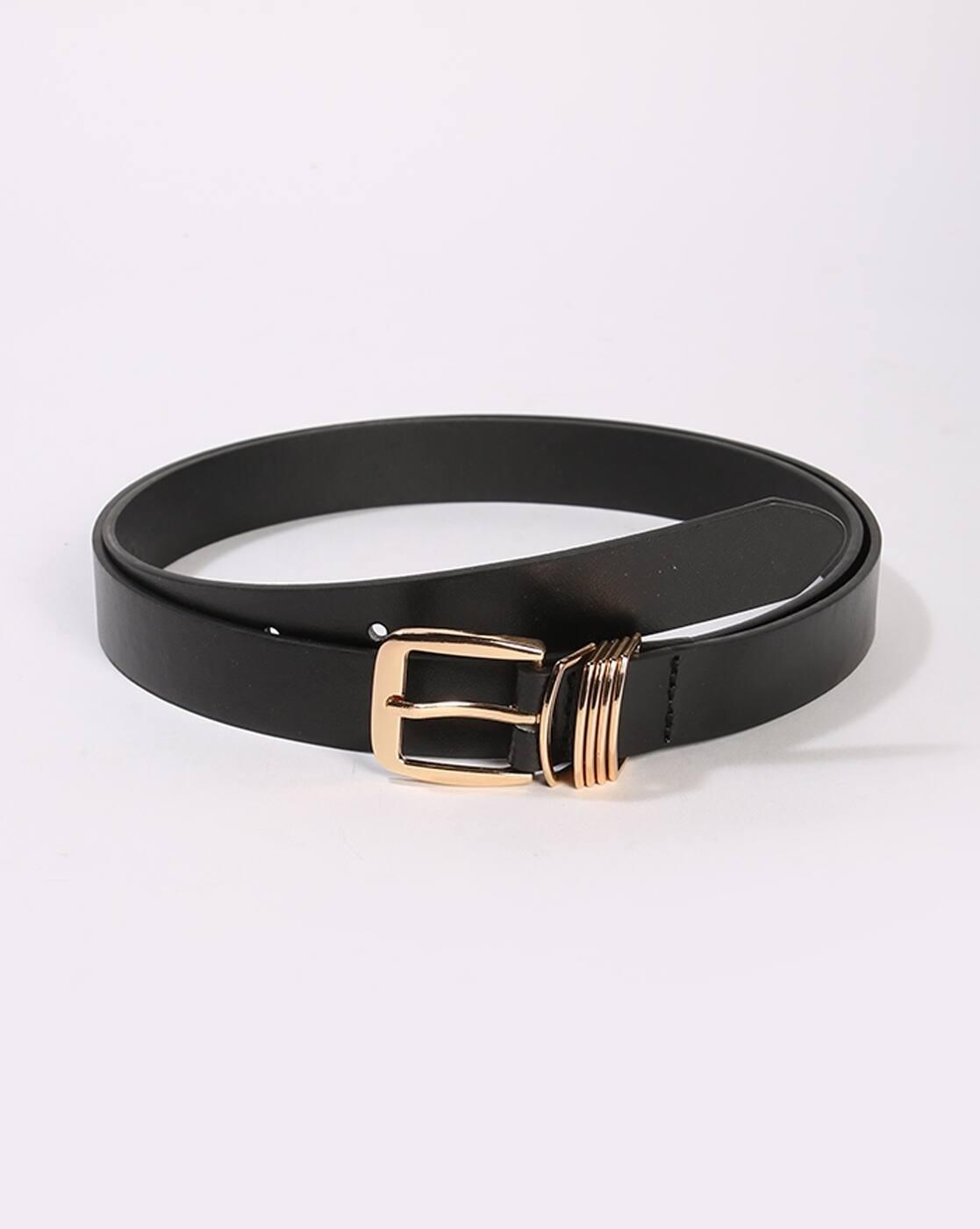 FIG BELTS, BLACK