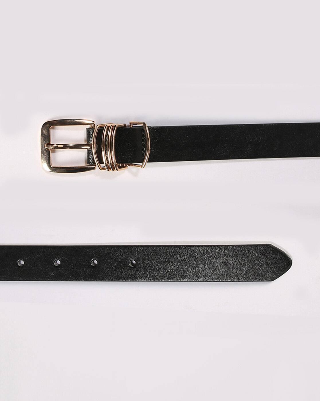 FIG BELTS, BLACK