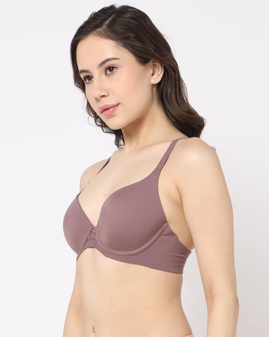 TS22 PW TSHIRT BRA, Mauve, 32B