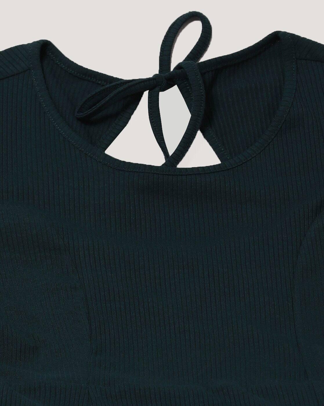 Ribbed Princess-Cut Sheath Dress