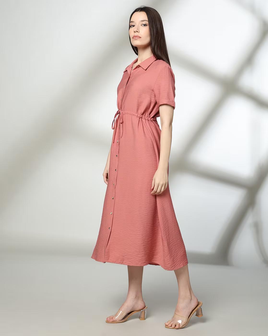 FIG DRESSES, PINK, M