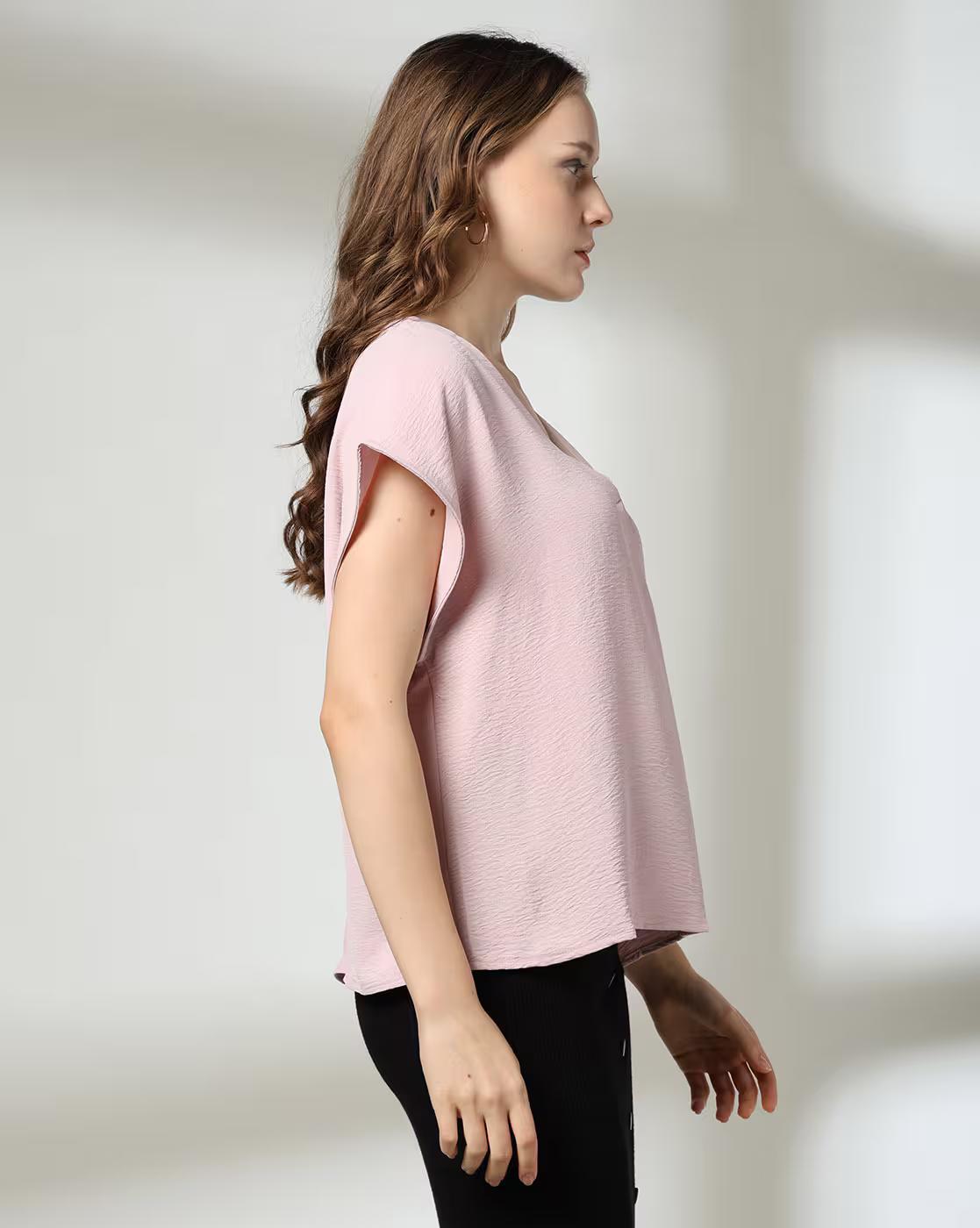 FIG TOPS, PINK, S