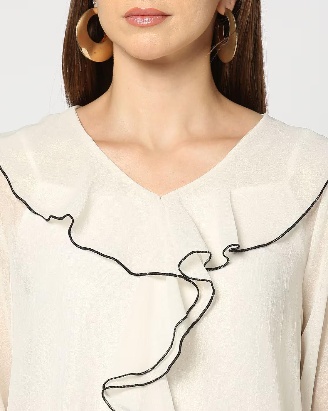 FIG TOPS, OFF WHITE, S