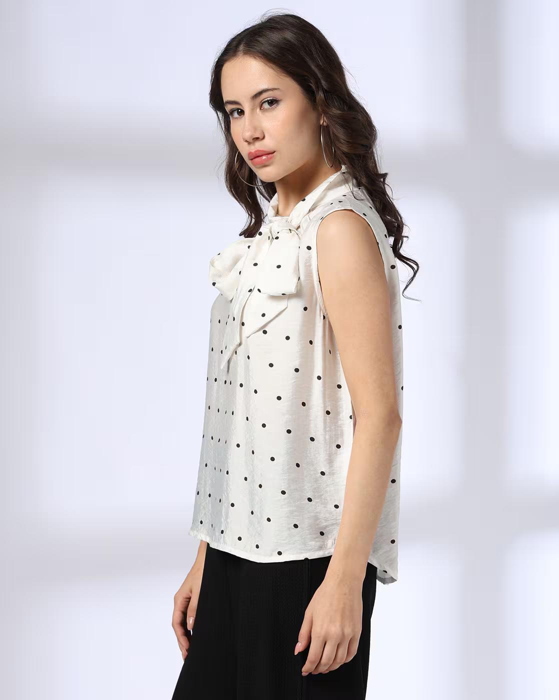 FIG TOPS, OFF WHITE, L