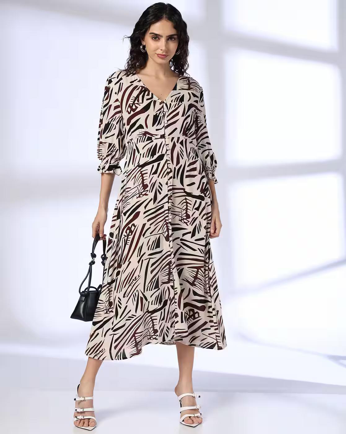 FIG DRESSES, OFF WHITE, XS