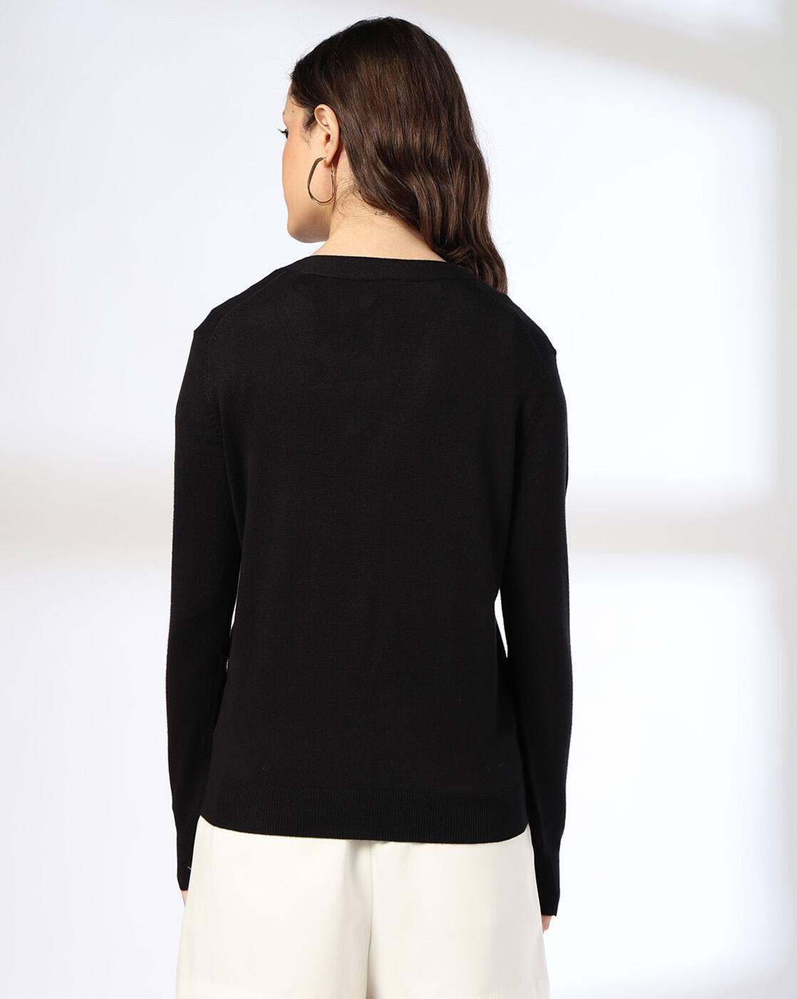 Women V-Neck Cardigan