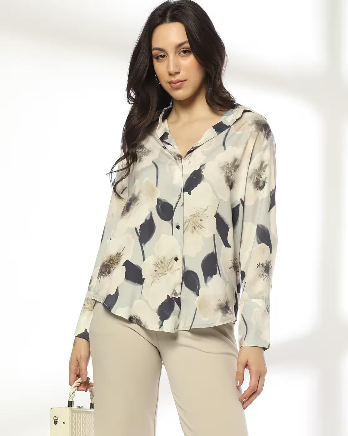 Women Floral Print Relaxed Fit Shirt