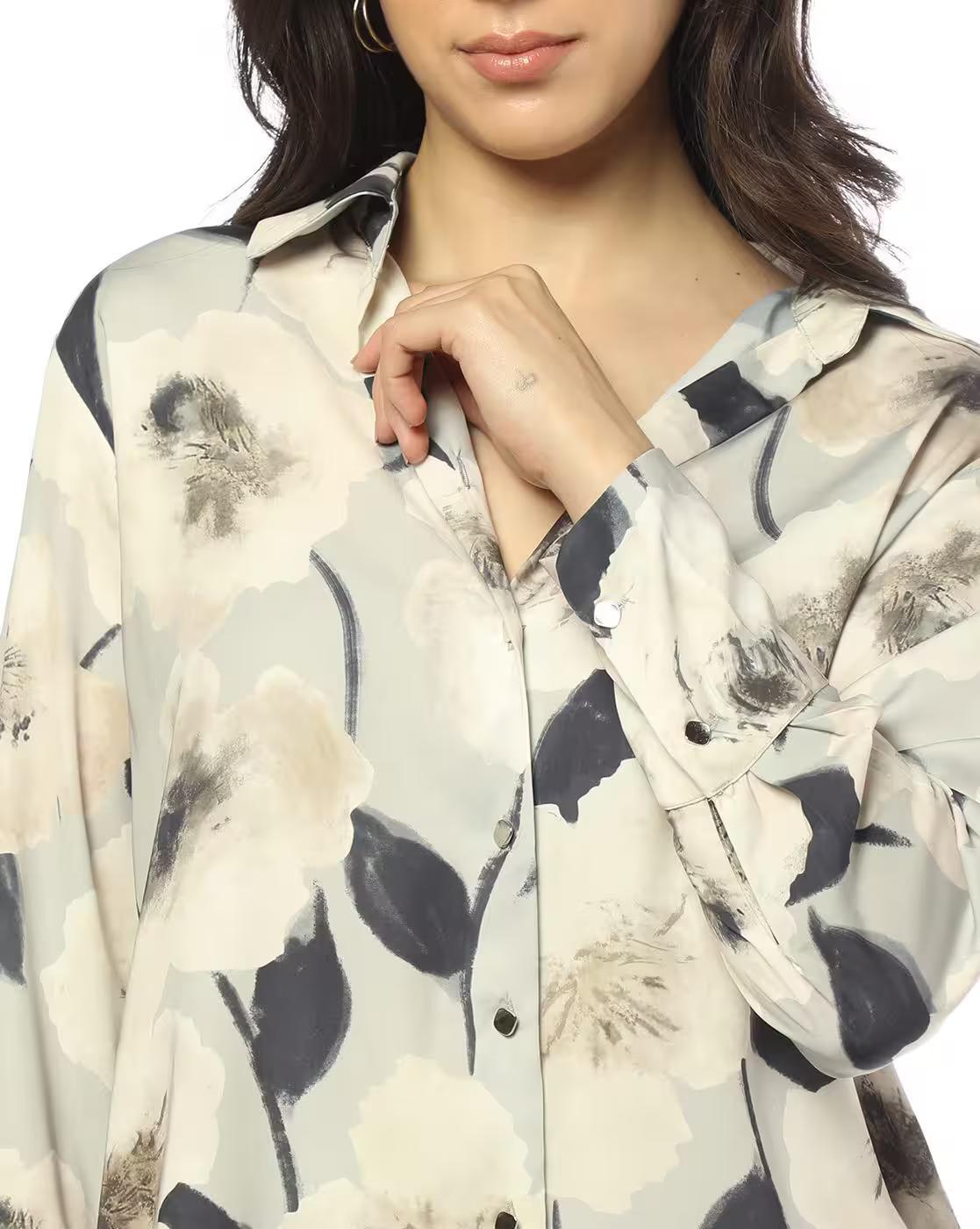 Women Floral Print Relaxed Fit Shirt