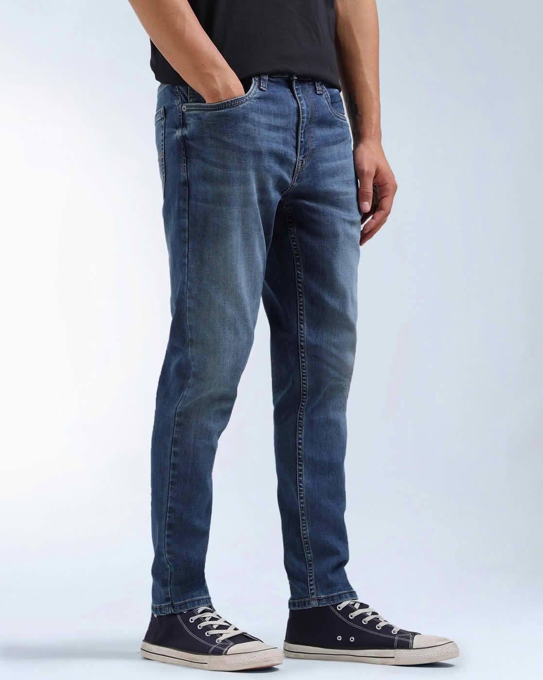 Men Relaxed Tapered Fit Mrtf Jeans