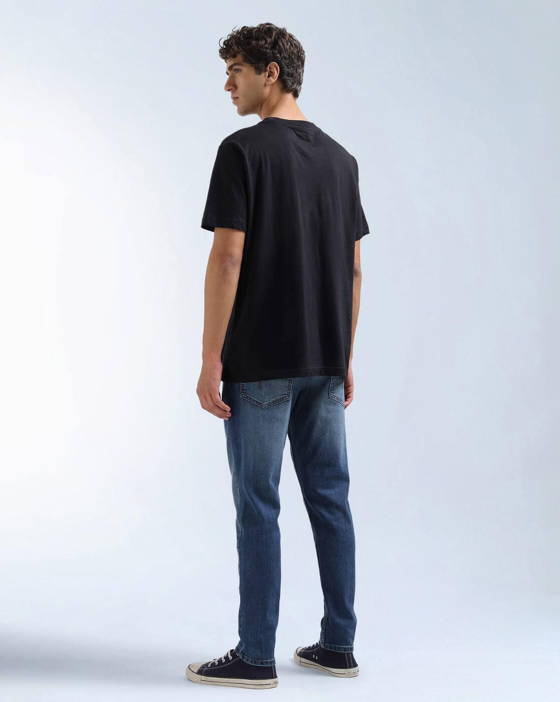 Men Relaxed Tapered Fit Mrtf Jeans