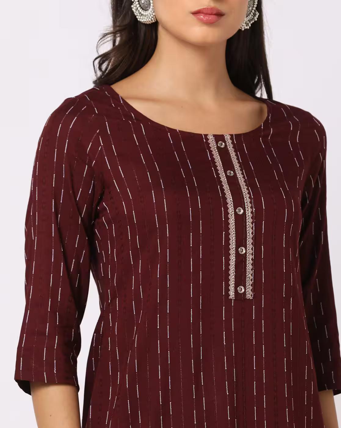 Striped Straight Kurta