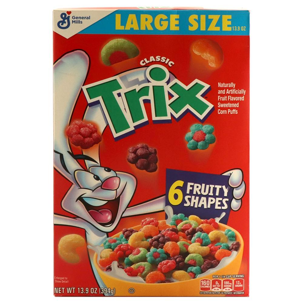 General | General Mills Trix Fruity Shapes Breakfast Cereal 303 g