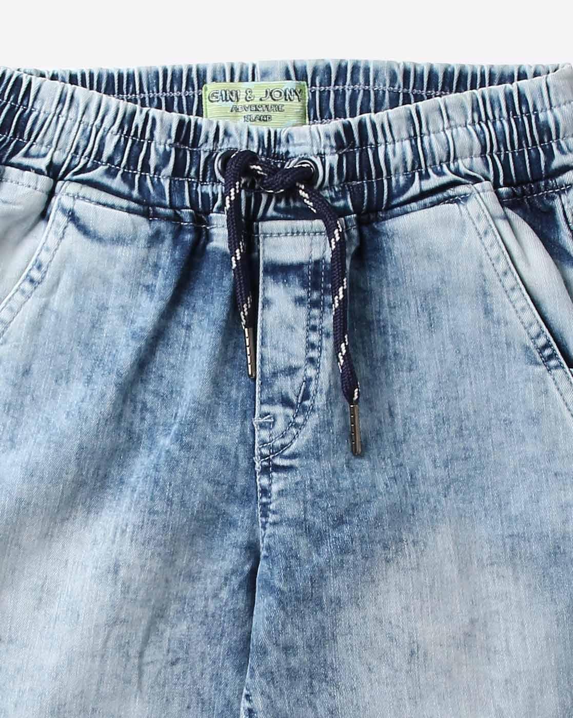 121246518414JEANS, AQUA, 6-7Y