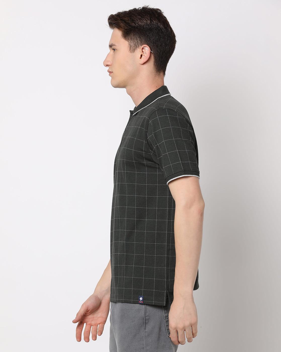 AOP POLO, OLIVE, XL
