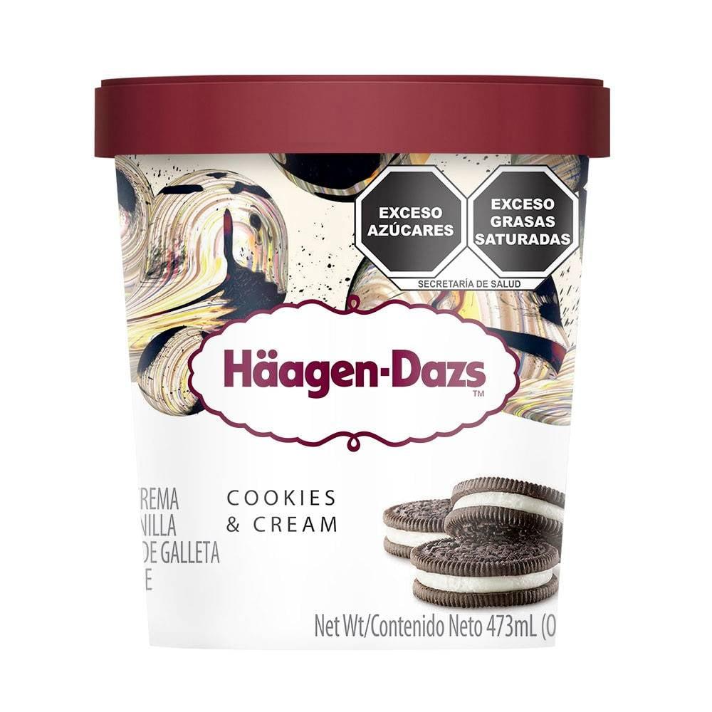 Haagen Dazs | Haagen-Dazs Cookies & Cream Ice Cream 473 ml