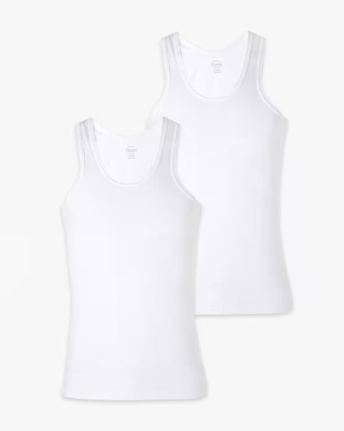 JERSEY VEST - 2 PC, WHITE, S